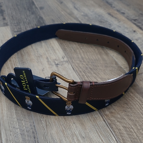 ralph lauren teddy bear belt